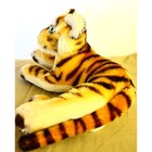 Vintage 1950-60s 17cm Steiff  2317 00 Tiger Cub Laying Mohair No Ids