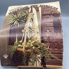 Vintage Macrame Patterns  Easy To Make Pot Hangers Craft Course Book H224  Handi
