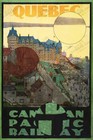 Quebec Canadian Pacific Railway 1925 Travel Poster Wall Art Print Canada
