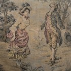Antique 1800 s French Purse - Victorian Tapestry Silk Needlepoint Clutch Handbag
