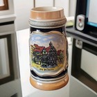 Vintage German Beer Stein  old Germany  7 Inches Tall Oktoberfest Tavern Mug