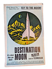 Window Card Poster Destination Moon  reproduction 