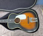 Vintage  Stella Harmony H929 Parlor 6 String Acoustic Guitar - With Case