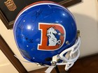 Vintage Late 80s Early 90s Denver Broncos Game Worn Autographed Helmet