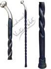 Walking Stick - Twisted Spiral Wooden Stick 8  Long Handle Handcrafted Cane Hame