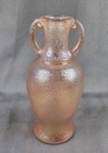 Vintage Turner Bros 1920-1929 Marigold Orange Peel Carnival Glass Urn Jug Bottle