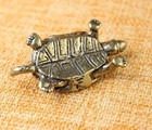 Brass Turtle Animal Statue Small Sculpture Tabletop Figurine Decor Gifts