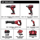 Milwaukee 2696-24 M18 18v Xc Red Lithium Cordless 4-tool Combo Kit Same Day Ship