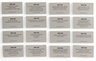 2001 Monopoly Disney Edition Replacement Parts Pieces  16 Show Time Cards