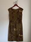 Vintage Dress Size 12 Contessa Visconte Modello Couture Made In Italy