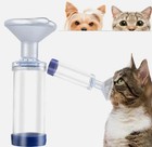 Cat dog Inhaler Gasket  Cat Inhaler Cat Aerosol Chamber  Cat dog Mask Attached