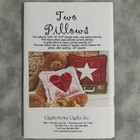Quakertown Quilts Two Pillows Pattern     Heart   Star Paper-pieced 16   22  Pillow