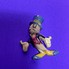 1940 s Disney Pinocchio Jewelry Rare Jiminy Cricket Hand Painted Plastic Pin
