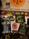 Pearl Jam Large L Shirts Buttons Hat Token Keychain Tea Towel Gritty Lot