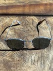Vintage Ray Ban   W1676 Round Classic Metals Sunglasses Bausch  lomb Lens -1960s