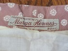 Vintage 1930s 1940s German Dusty Pink Dress Marga Hennes Flower Print Wwii W-28 