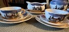 Vintage Japan Lusterware Childs Ceramic 22 Piece Miniature Dish   Tea Set