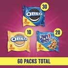 Nabisco Sweet Treats Cookie Variety Pack  Oreo   Chips Ahoy   60 Pk  