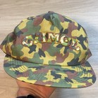Vintage Camel Hat Deadstock Cigarette Camouflage Collectors Snap Back Camo New