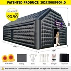 Share Sewinfla 30x20ft Inflatable Nightclub Tent Black Party Dj Gazebo W  2 Blow