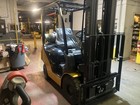 2019 Komatsu 3600 Lb Solid Pneumatic Forklift With Ss And 3 Stage Mast