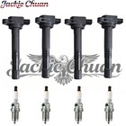 Oem 4x Ignition Coils   4x Spark Plugs For Cr-v Accord Element 2 4l Uf311