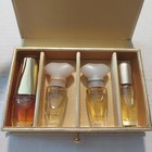Vtg Estee Lauder 4 Pc Mini Fragrance Set  Collection Box Dazzling Pleasures