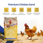 Premium Chicken Sand  Odor Eliminating Bedding For Coops  50 Lb Bag  8 Pack