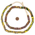 Antique Venetian Millefiori African Trade Beads  16492 10mm Ghana Multicolor