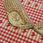 Vintage 40s Or 50s Detachable Collar Faux Pearls Seed Beads Small