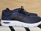 Adidas Cloudfoam Flex Laces Men   s Size 9 Navy Blue White Walking Shoes Nib