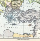 Antique Map Se Europe Greece Turkey Black Sea Ukraine Bulgaria Constantinople