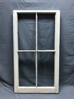 Antique 4 Lite Shabby White Cottage Window Sash Old Chic 22x40 489-26b