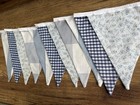 10m Blue Bunting    1 60m  Stripe Bunting  Floral Bunting  Check Bunting  