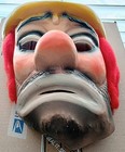 Vintage 1960s  1970s Topstone ben Cooper-  Emmett Kelly Clown Halloween Mask