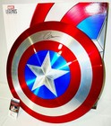 Captain America Full Siz Metal 75th Marvel Legends Chris Evans Signed Shield Jsa
