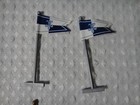 1997 Risk Lionheart Game Replacement Pieces Parts Pennant Poles Flags Lot Of 4