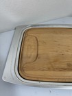 West Bend Miracle Maid Lektro Maid Skillet Warming Tray W  Cutting Wood Board 