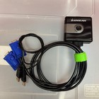 Iogear Gcs42uw6 2-port Usb Vga Kvm Switch With 6ft Built-in Cables Black