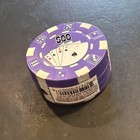 Casino Poker Chip 500 Refillable Butane Cigarette Lighter Works As Is Condition