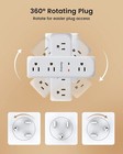 Superdanny Multi Plug Extender Outlet Splitter Surge Protector Usb Wall Charger