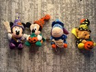 Disney Plush Beanie Set Mickey  Minnie  Eeyore And Winnie The Pooh