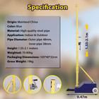 Portable Volleyball Poles Dual-purpose Movable Sports Badminton Pole With Wheels