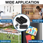 Cabinet Magnets  20lbs Rare Earth Magnets  12pack Strong Magnet With Holes And I