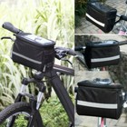 Waterproof Bike Handlebar Bag Bicycle Front Frame Basket Bag Cycling Accessories