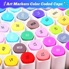 Colors Dual Tips Art Markers Sketch Pens Set  Art Supplies Kit  Art Set Drawing