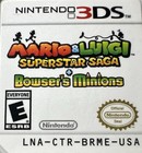 Mario   Luigi  Superstar Saga   Bowser   s Minions  nintendo 3ds  2017  Game Only 