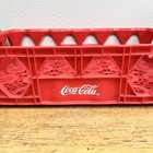 Vintage Coca-cola Red Plastic Coke Bottle Crate   Advertising Carrier