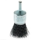 1  Crimped Wire End Brush Carbon Steel With 1 4  Shank For Die Grinder Pack Of 5