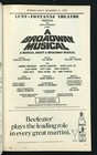 Broadway Playbill - Dec 21 1978 - A Broadway Musical - Opening Night   B2